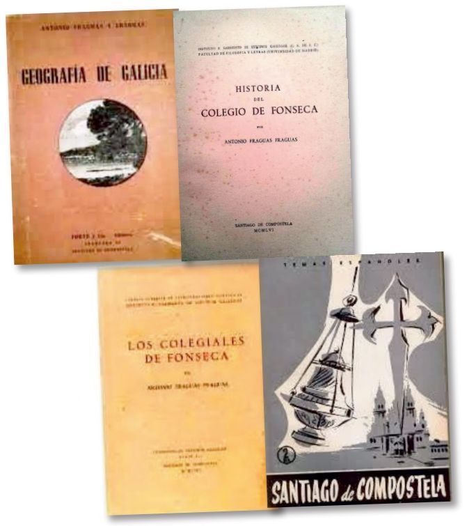 Libros de Antonio Fraguas publicados na súa etapa lucense