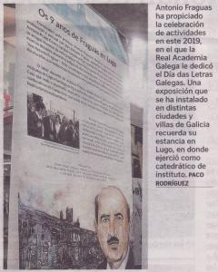 La Voz de Galicia, 14/10/2019
